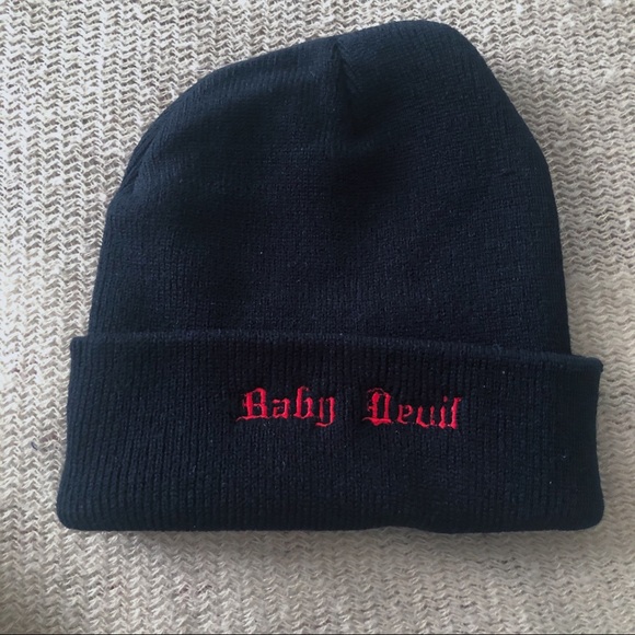 Dolls Kill Accessories - “Baby Devil” Beanie